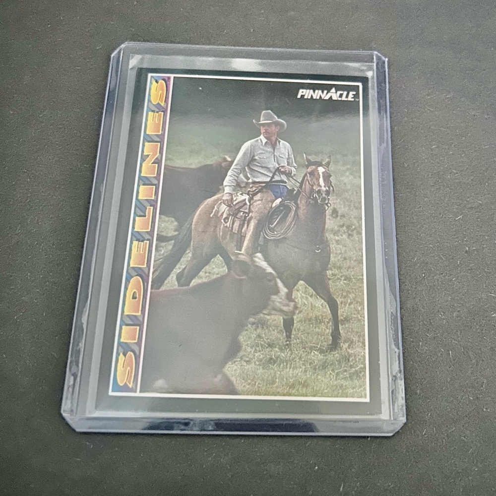 Nolan Ryan Sidelines Pinnacle Card